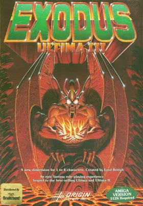 Ultima III - Exodus box cover front